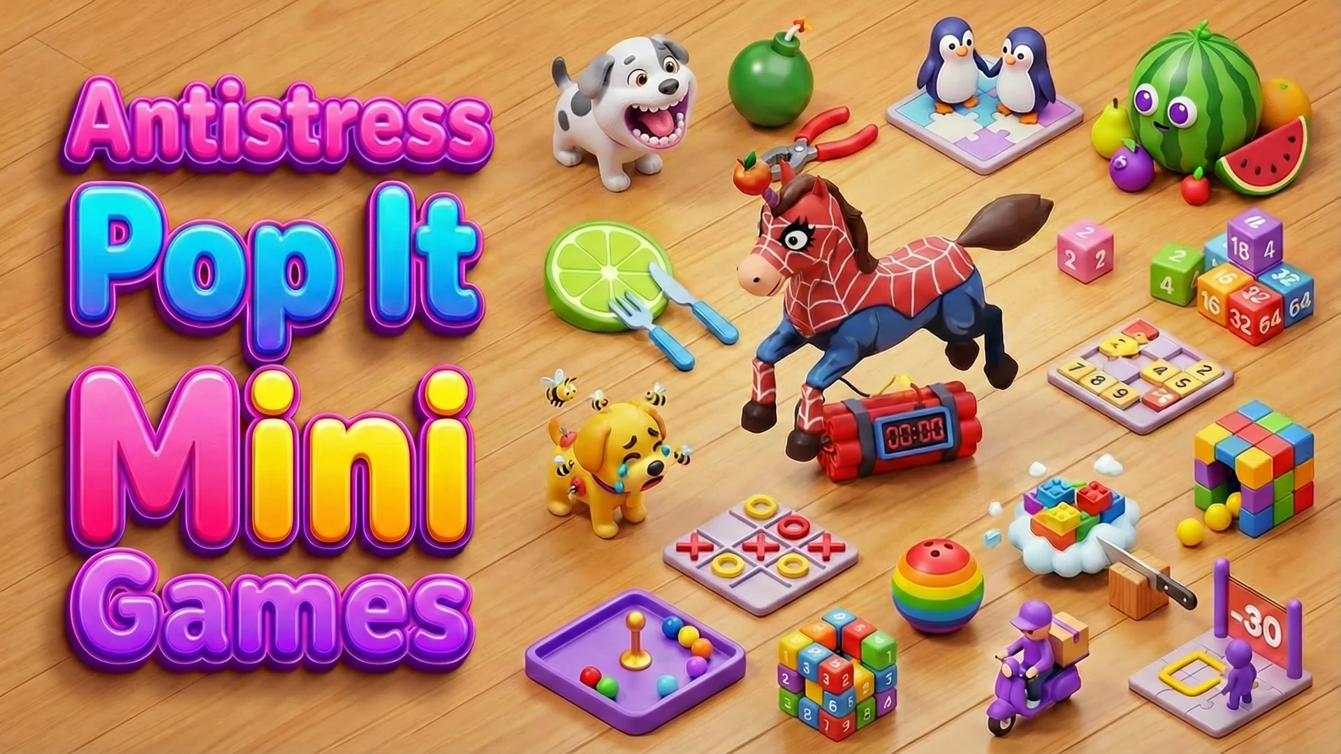 Antistress Pop It Mini Games screenshot
