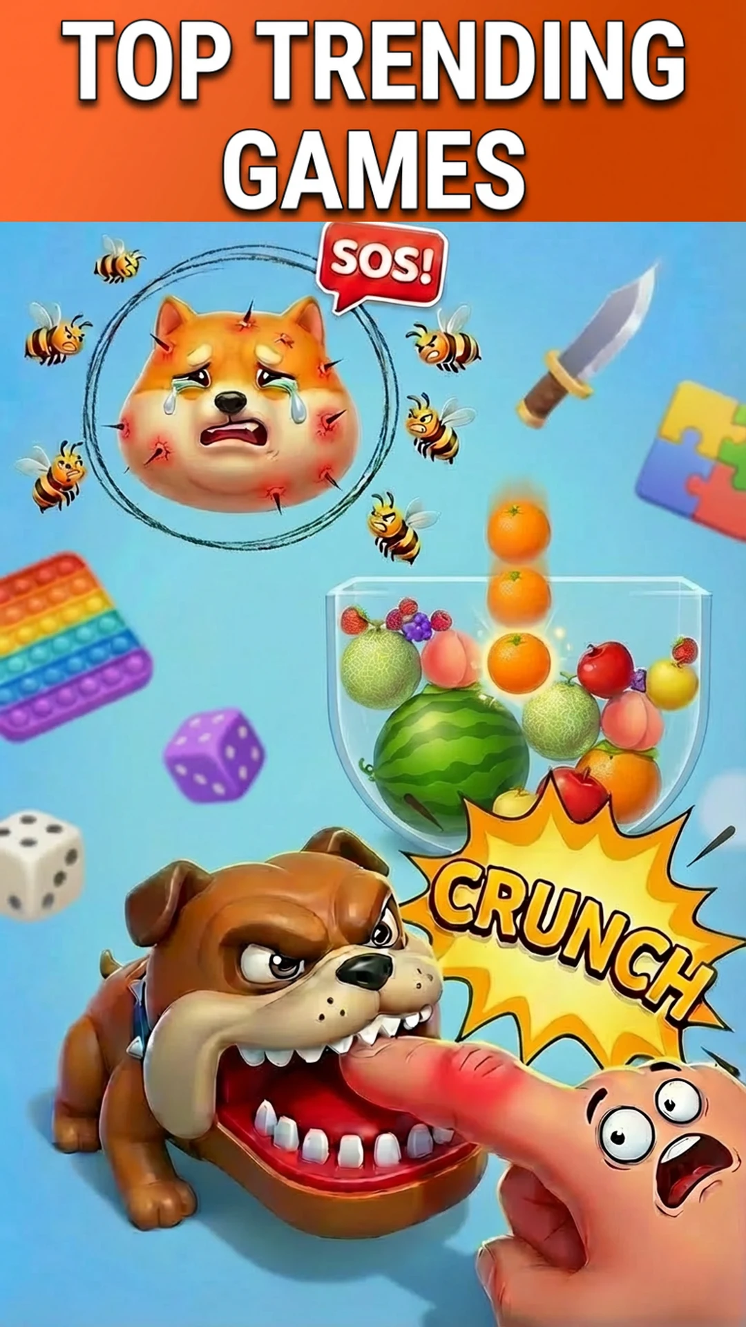 Antistress Pop It Mini Games screenshot